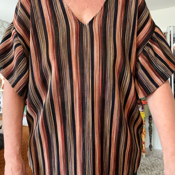 Anthropologie Tops - Anthropologie Vanessa Virginia Striped Ruffle Top